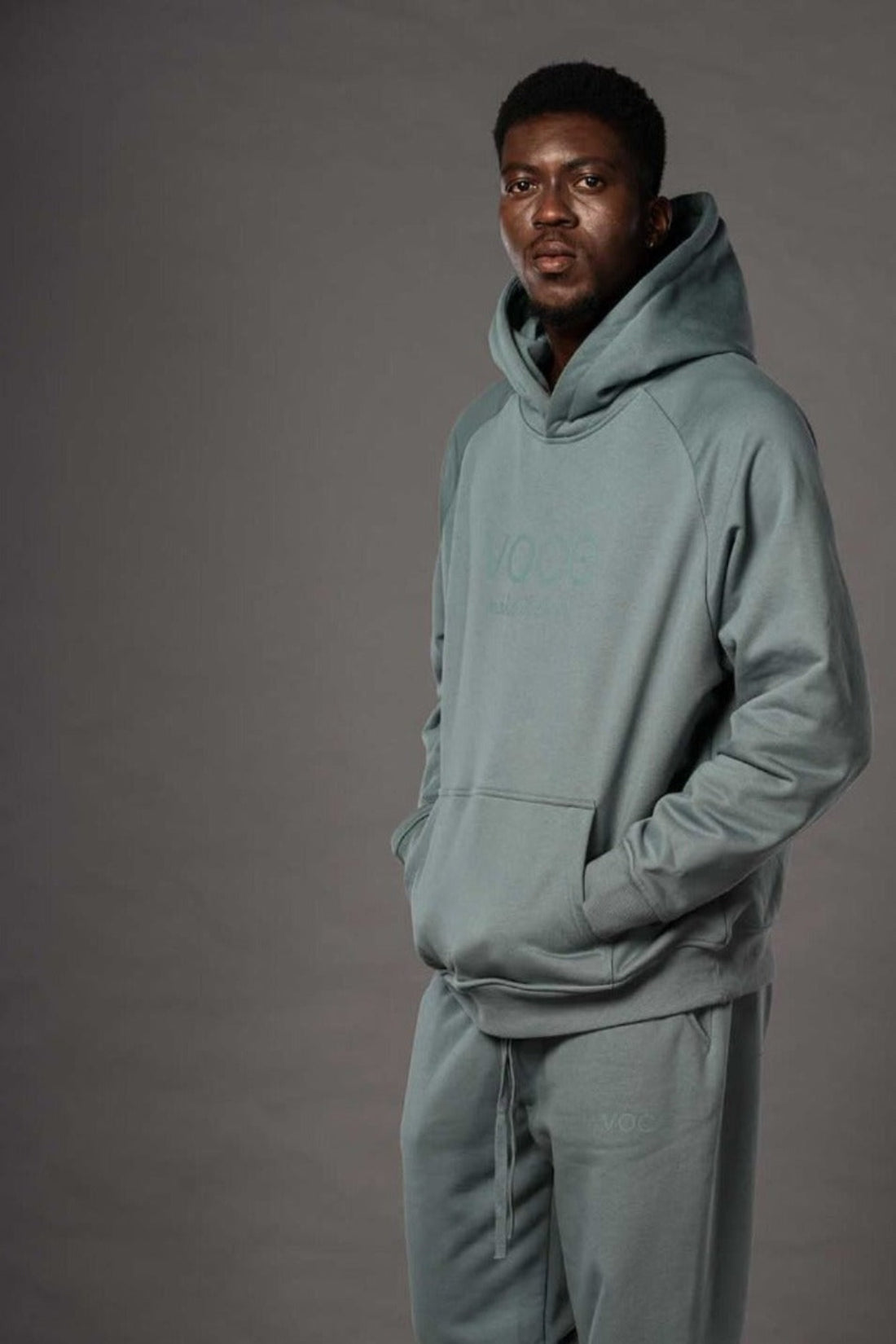Purssian Blue Fleece  Hoodie