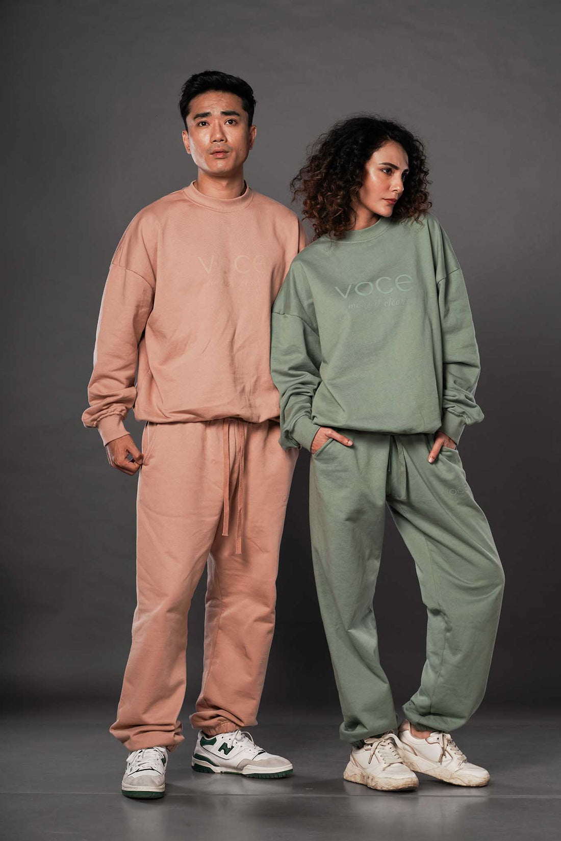 French Terry Sage Green Jogger